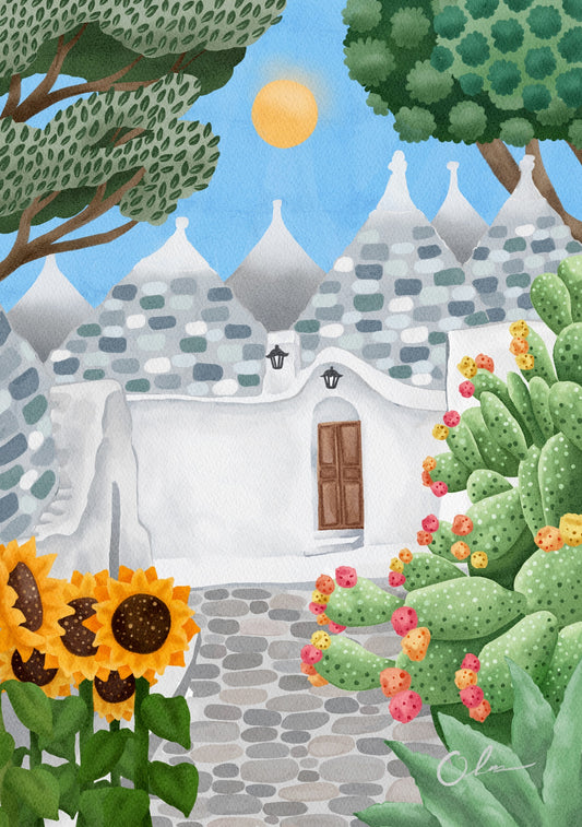 Alberobello Art Print