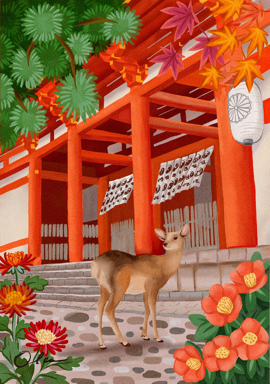 Nara Art Print
