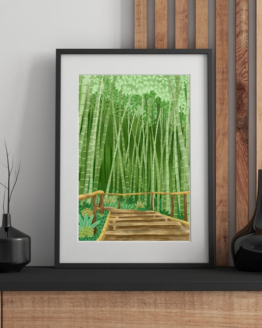 Bamboo Forest Art Print