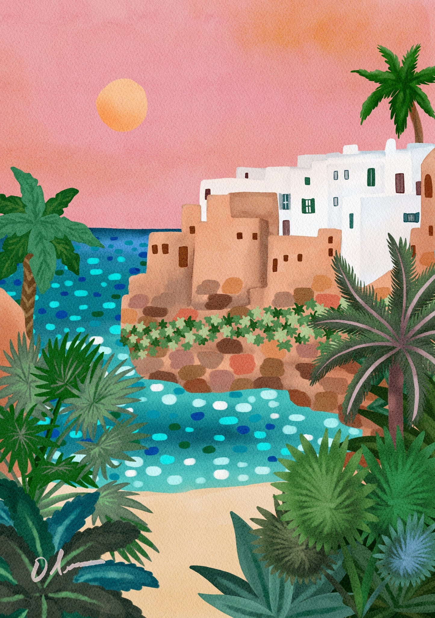 Polignano Art Print