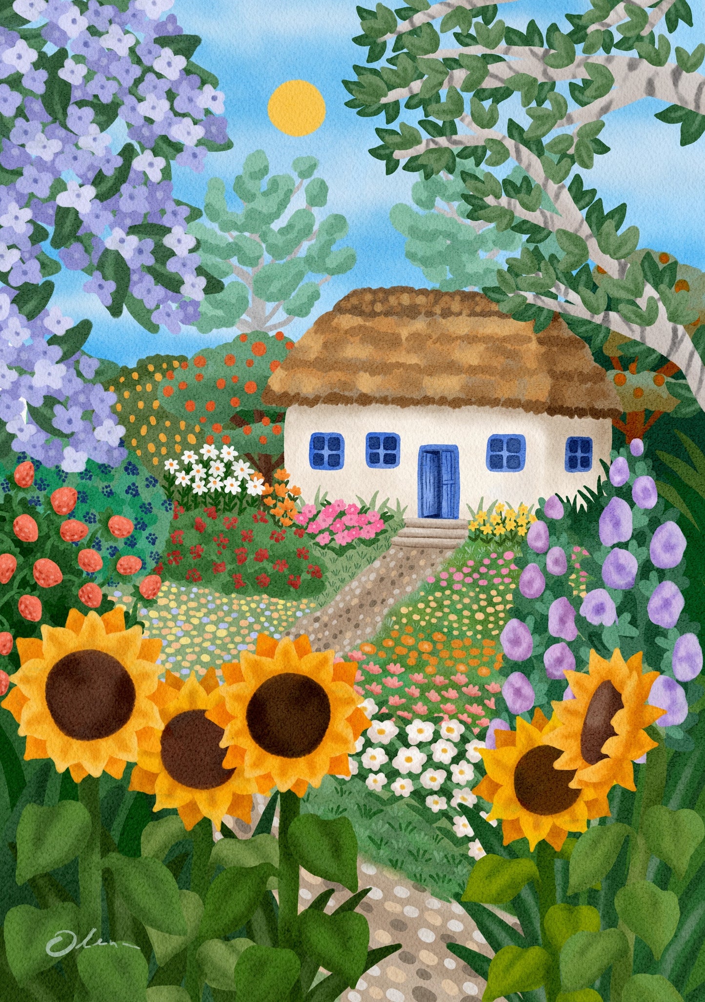 Ukrainian Countryside Art Print