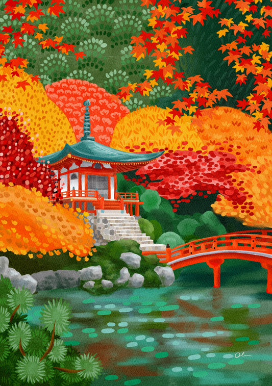 Daigo-ji Temple Art Print